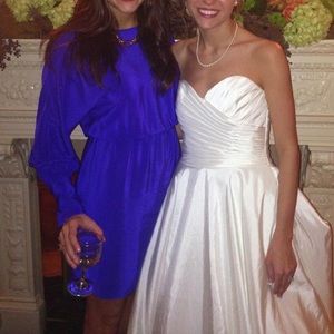 Amanda Uprichard dolman, 100% silk dress